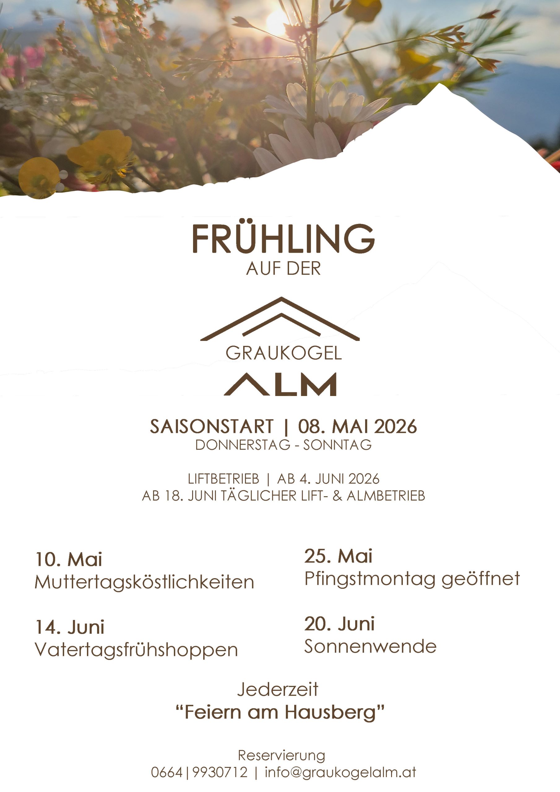Frühling Gastein Wandern Graukogel Sonnenterrasse Essen und Trinken