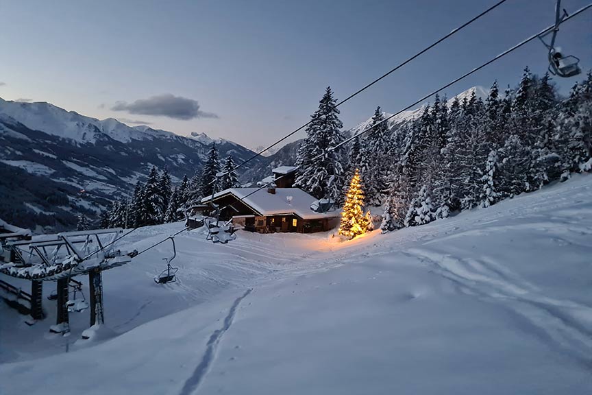 Graukogelalm in Bad Gastein im Winter